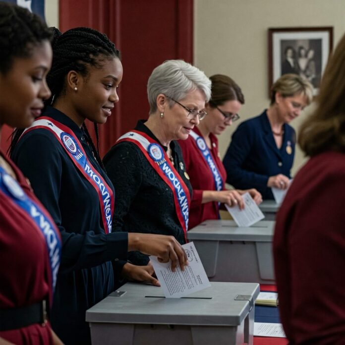 Diverse Women Voting - Empowering Democracy