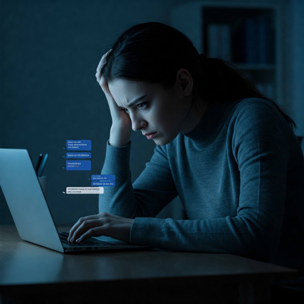 Stressed Remote Worker