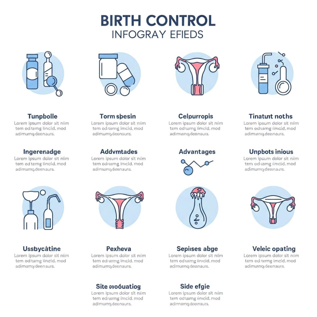 Birth Control Methods Infographic