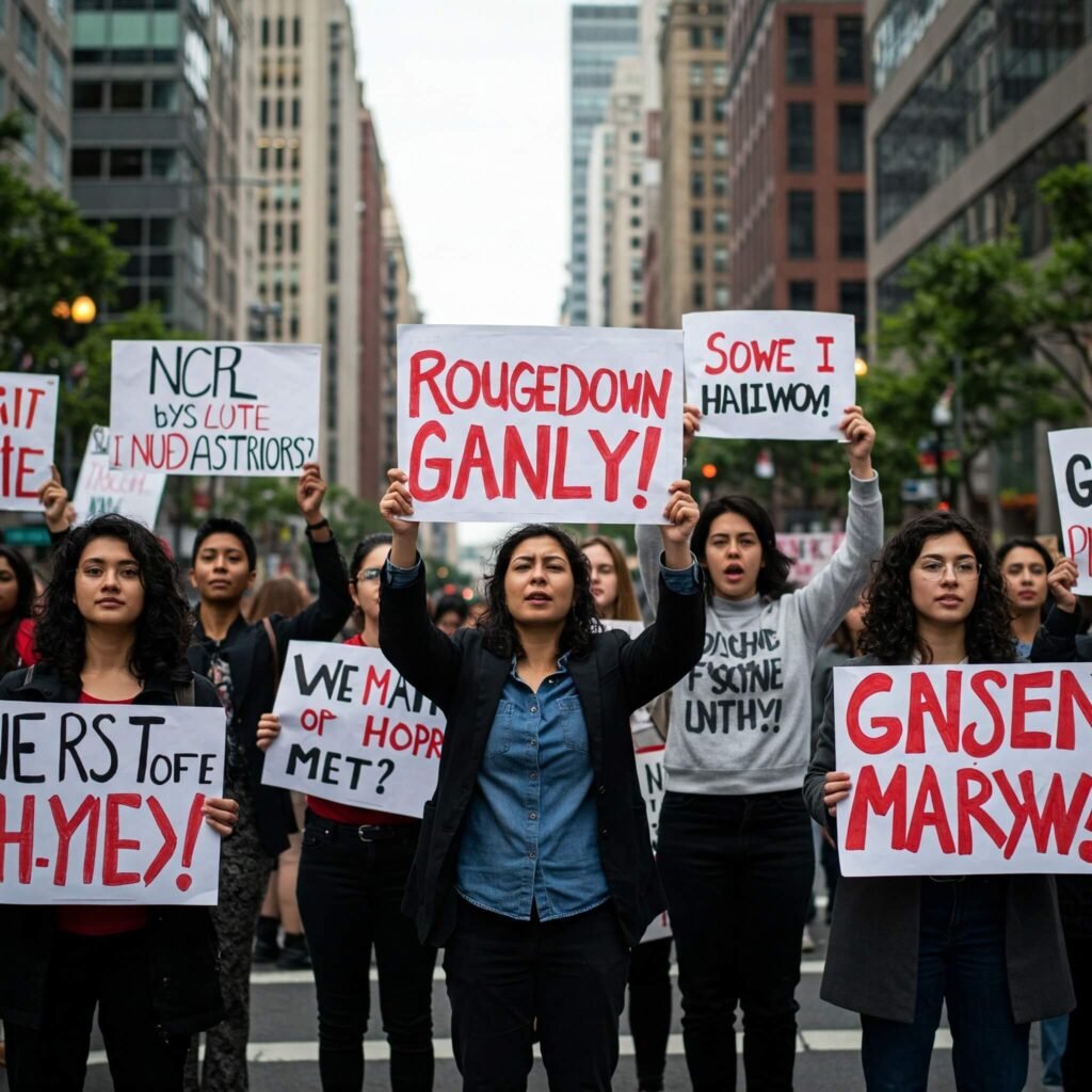 Women Protest, Urban Resilience: Determined