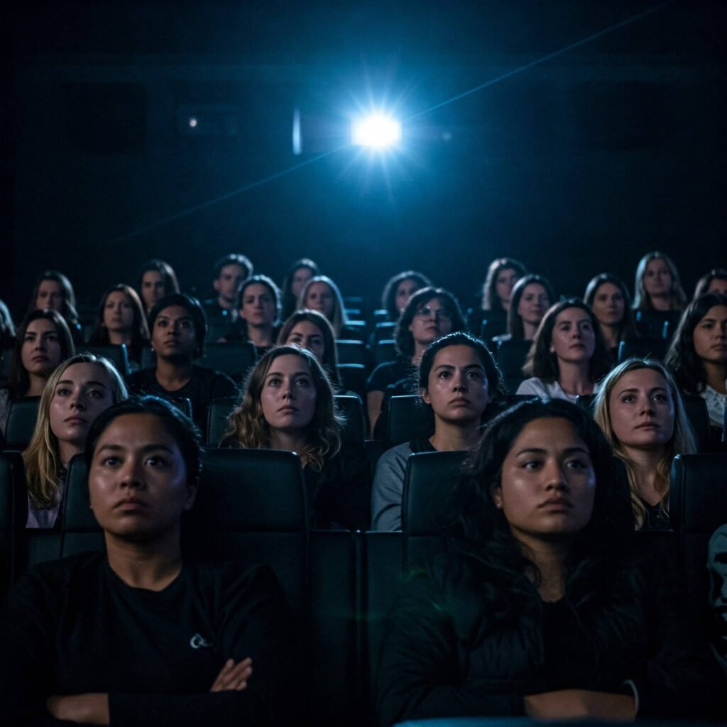 Audience Watching Female-Led Film