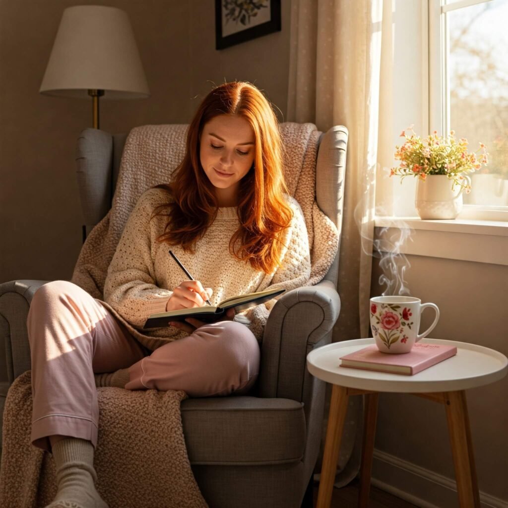Cozy Journaling with Tea