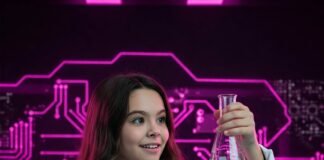 Encouraging Girls in Science and Tech: My Clumsy, Honest Tips to Get Them Hyped Girl in Lab Coat with Beaker