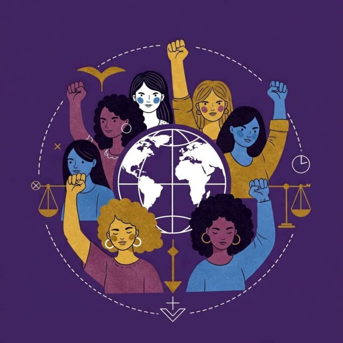 Diverse Women, Justice, Globe: Empowerment