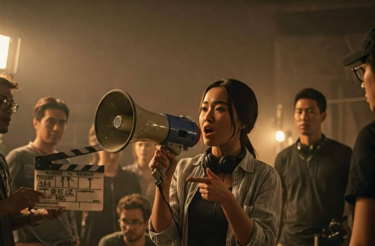 Behind the Camera: The Rise of Women Directors Woman Director on Set