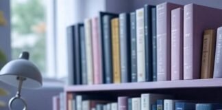 Therapy for Women: Finding the Right Fit and Focus Chipped teacup, sticky note "you got this," mismatched earring on lamp, lime green pen.