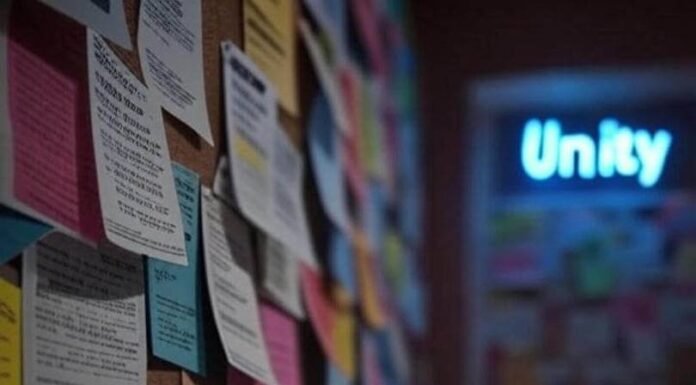 These Companies Are Leading the Charge for Equality Blurred bulletin board with equality flyers, rainbow-laced sneakers, neon "Unity" sign, paper cranes.