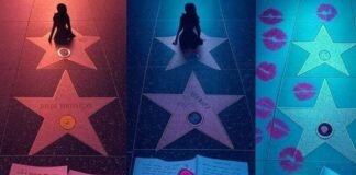 Is Hollywood Really Changing? A Feminist Perspective Hollywood feminism triptych: star silhouette, director chair, neon "Women Run This Show" sign.